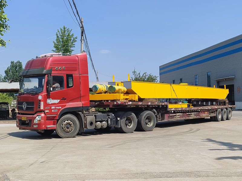 電動葫蘆橋式起重機  LH16/5t-16.4m 制作完成，發(fā)往湖南交付客戶使用。